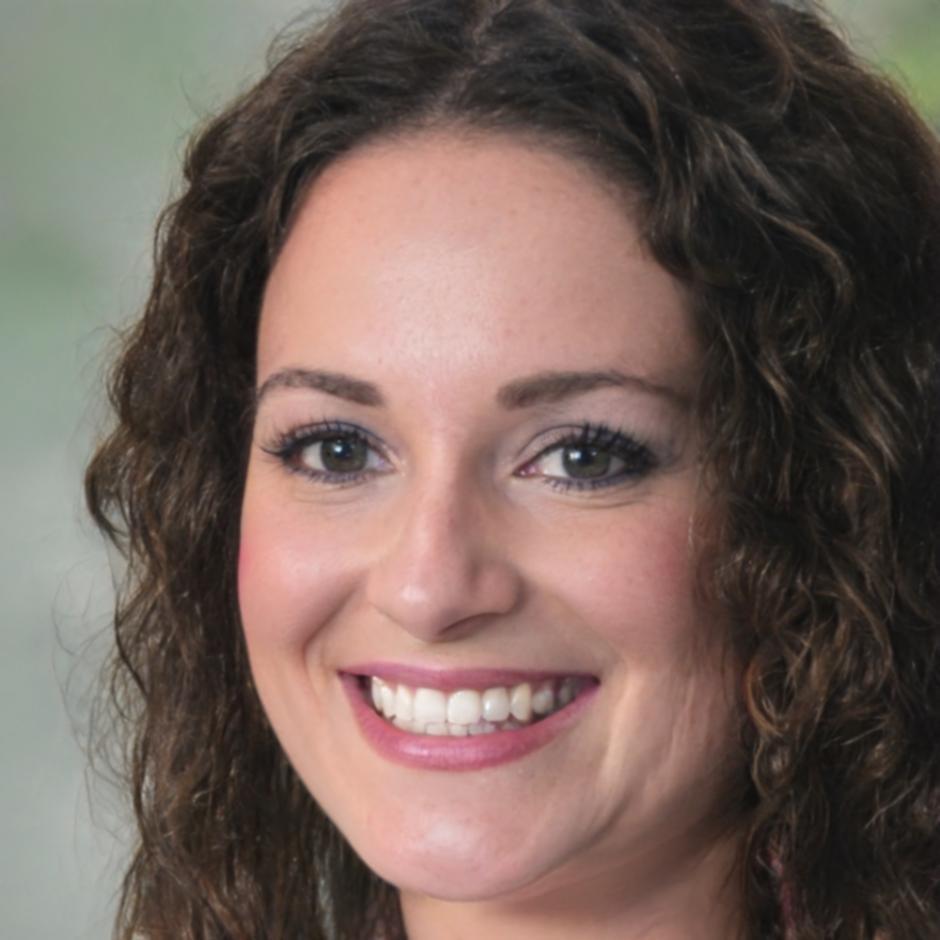 Satisfied student sharing her budgeting success story